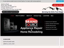 Tablet Screenshot of brandsourceservice.net